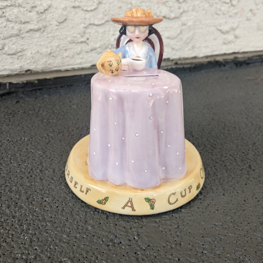 Vintage Mary Engelbreit Ceramic Bank 1994